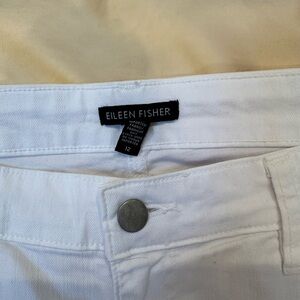 Eileen Fisher Crisp White Pants